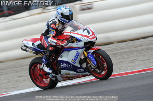 2010-05-08 Monza 1082 La Roggia - Superbike - Qualifyng Practice - Carlos Checa - Ducati 1098R